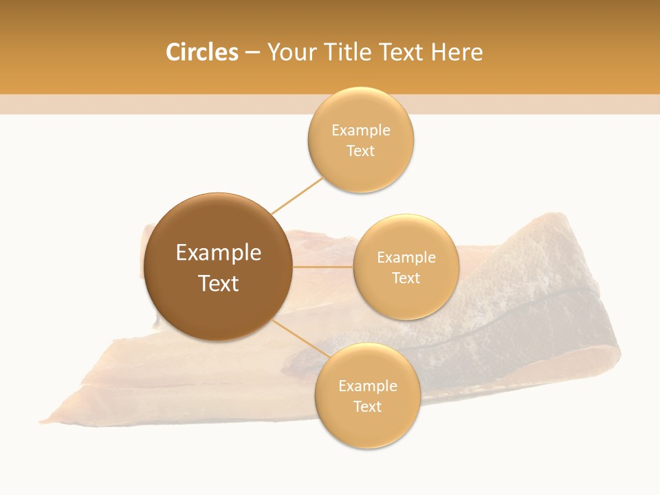 A Piece Of Bread With A Bite Taken Out Of It PowerPoint Template