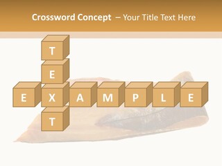 A Piece Of Bread With A Bite Taken Out Of It PowerPoint Template