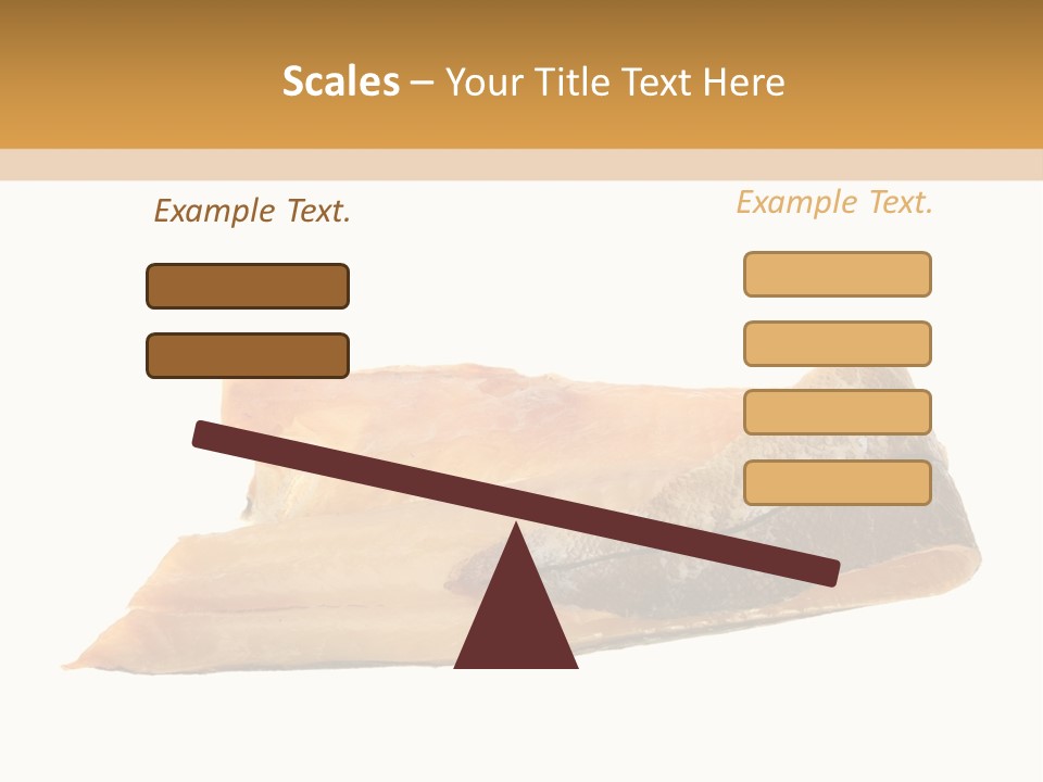 A Piece Of Bread With A Bite Taken Out Of It PowerPoint Template