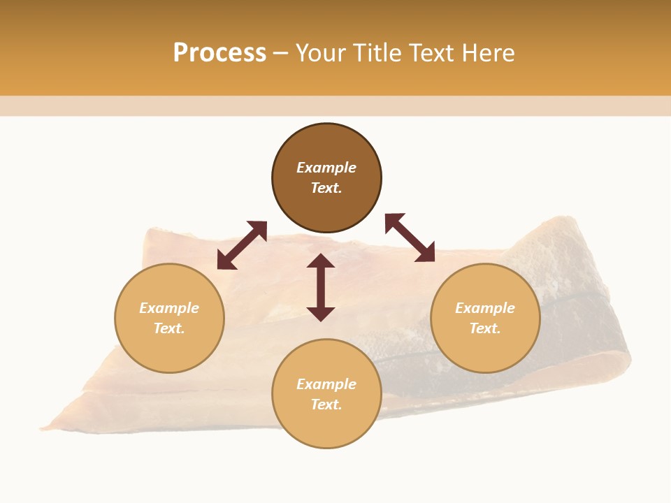 A Piece Of Bread With A Bite Taken Out Of It PowerPoint Template