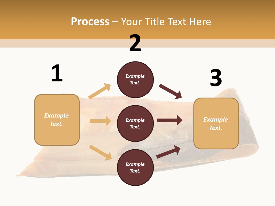 A Piece Of Bread With A Bite Taken Out Of It PowerPoint Template