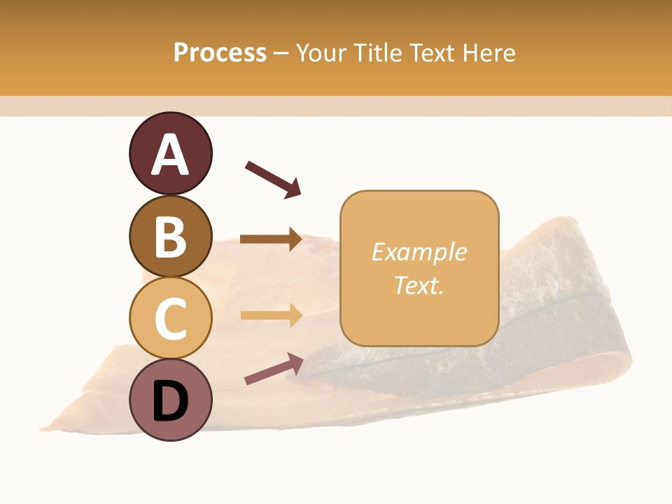 A Piece Of Bread With A Bite Taken Out Of It PowerPoint Template