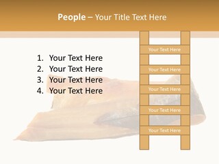 A Piece Of Bread With A Bite Taken Out Of It PowerPoint Template