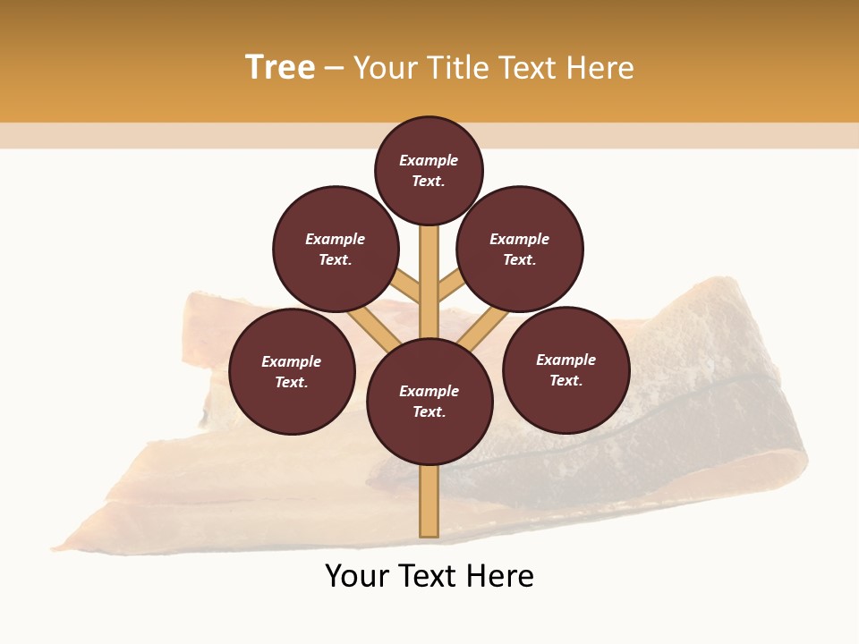 A Piece Of Bread With A Bite Taken Out Of It PowerPoint Template