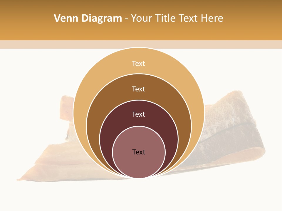 A Piece Of Bread With A Bite Taken Out Of It PowerPoint Template