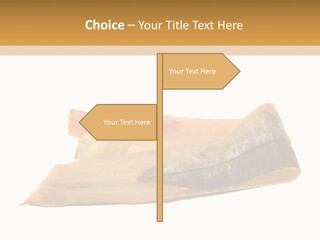 A Piece Of Bread With A Bite Taken Out Of It PowerPoint Template