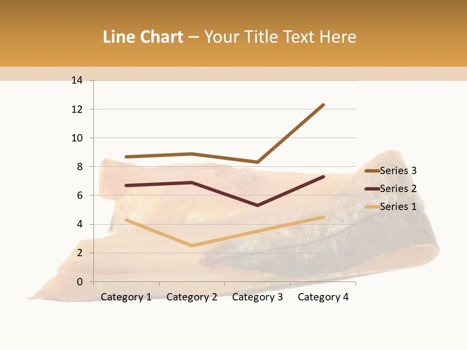 A Piece Of Bread With A Bite Taken Out Of It PowerPoint Template