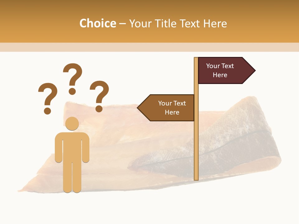 A Piece Of Bread With A Bite Taken Out Of It PowerPoint Template