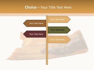 A Piece Of Bread With A Bite Taken Out Of It PowerPoint Template