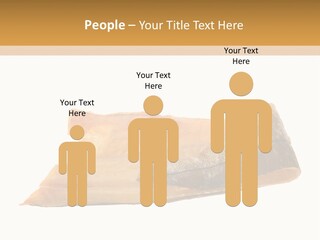 A Piece Of Bread With A Bite Taken Out Of It PowerPoint Template