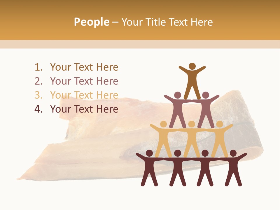 A Piece Of Bread With A Bite Taken Out Of It PowerPoint Template