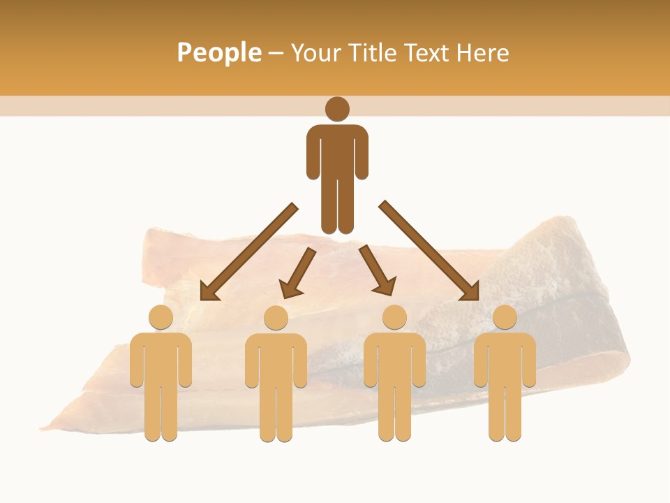 A Piece Of Bread With A Bite Taken Out Of It PowerPoint Template