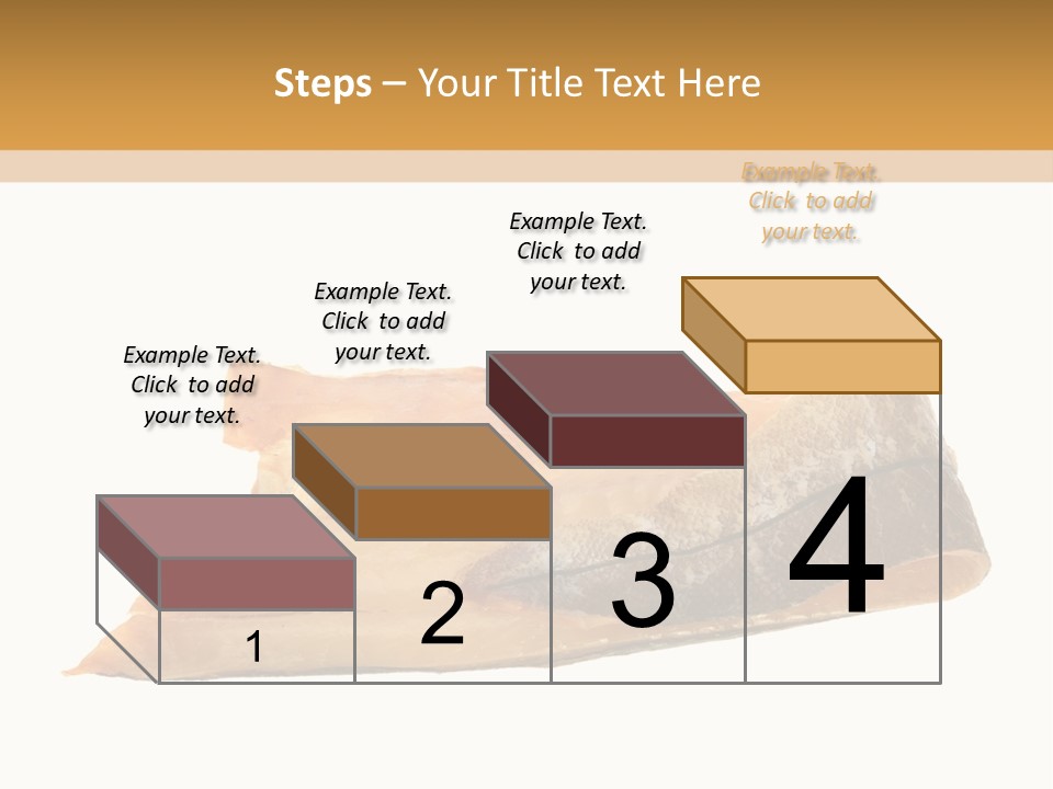 A Piece Of Bread With A Bite Taken Out Of It PowerPoint Template