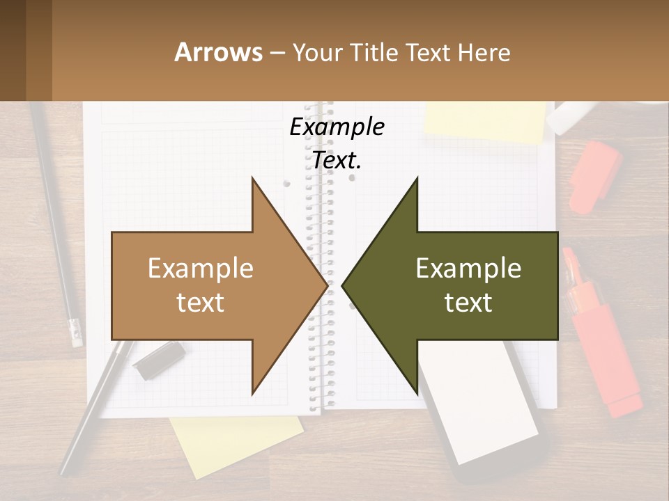 A Notepad, Pen, Cell Phone And A Cup Of Coffee On A Wooden PowerPoint Template