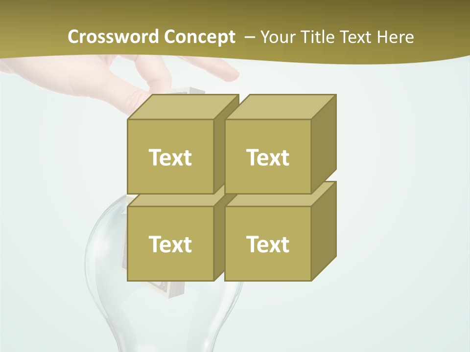 A Light Bulb With Money In It Being Held By A Hand PowerPoint Template