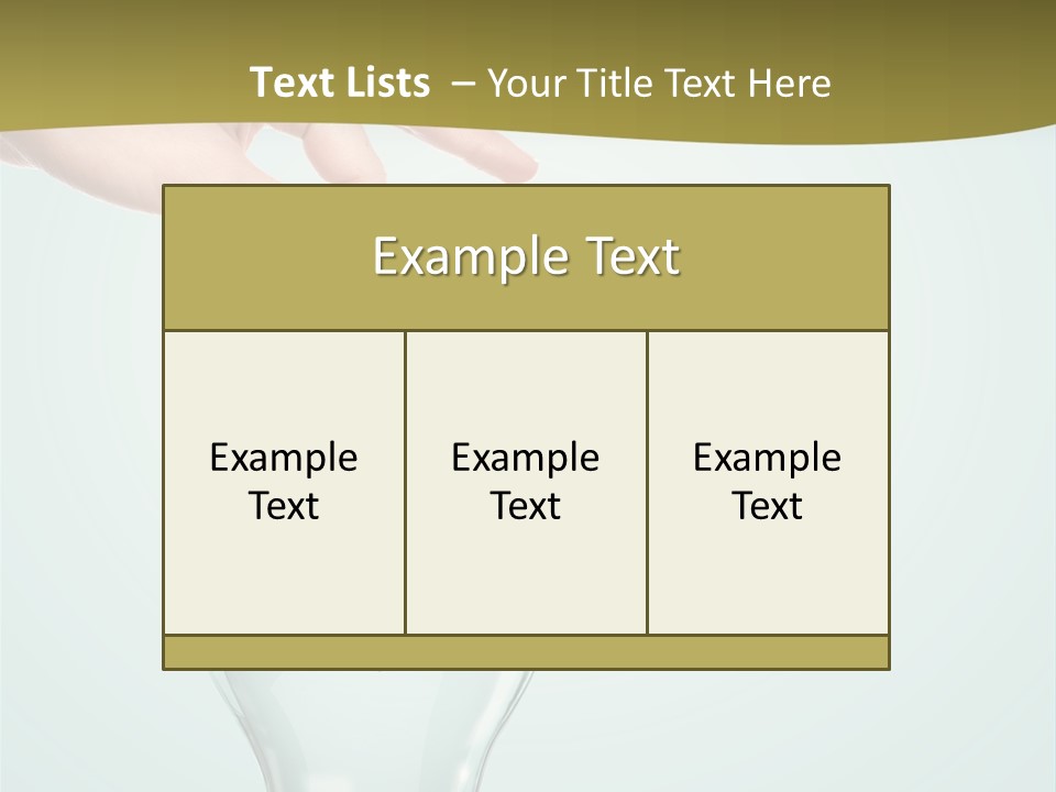 A Light Bulb With Money In It Being Held By A Hand PowerPoint Template