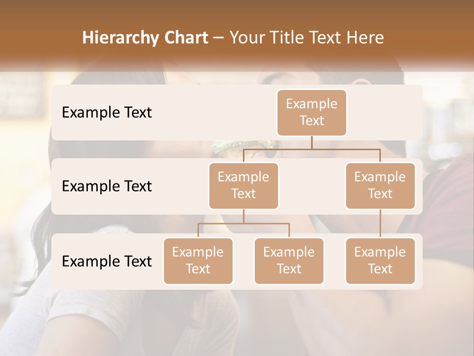 A Man And Woman Eating A Sandwich Together PowerPoint Template