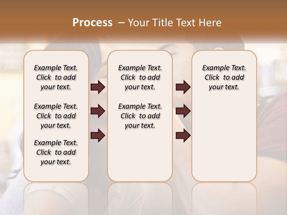 A Man And Woman Eating A Sandwich Together PowerPoint Template