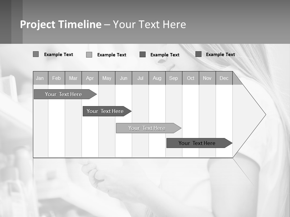 A Woman In A Store Looking At A Shelf PowerPoint Template
