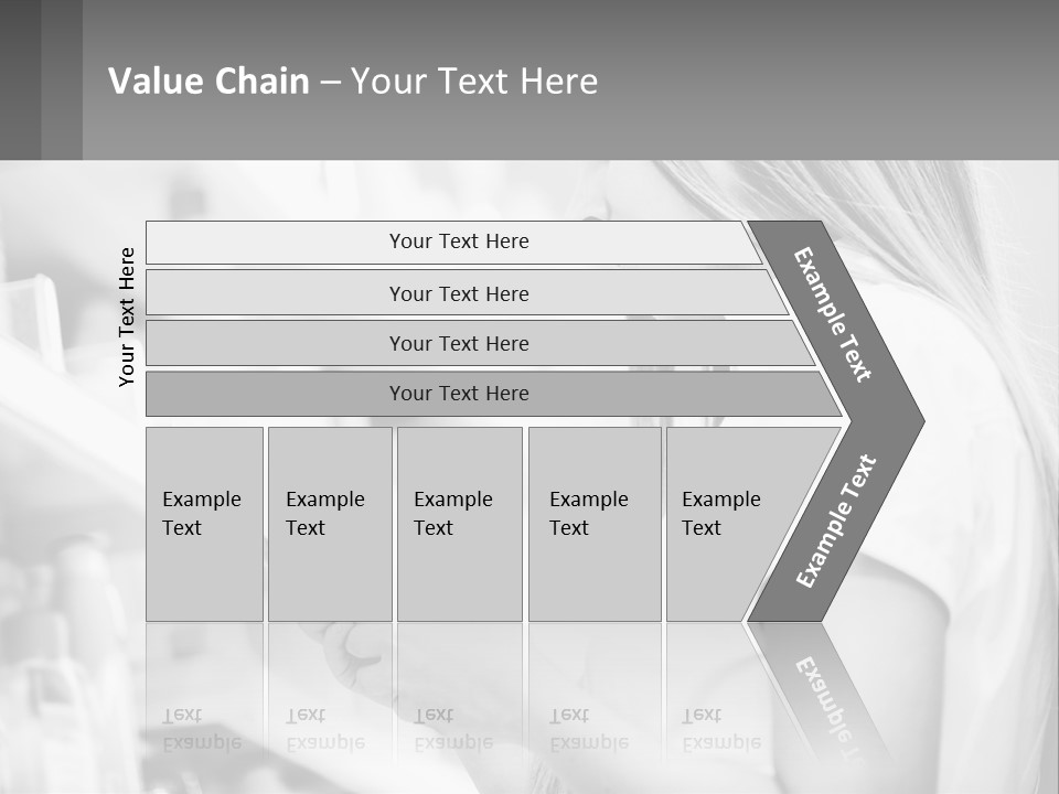 A Woman In A Store Looking At A Shelf PowerPoint Template