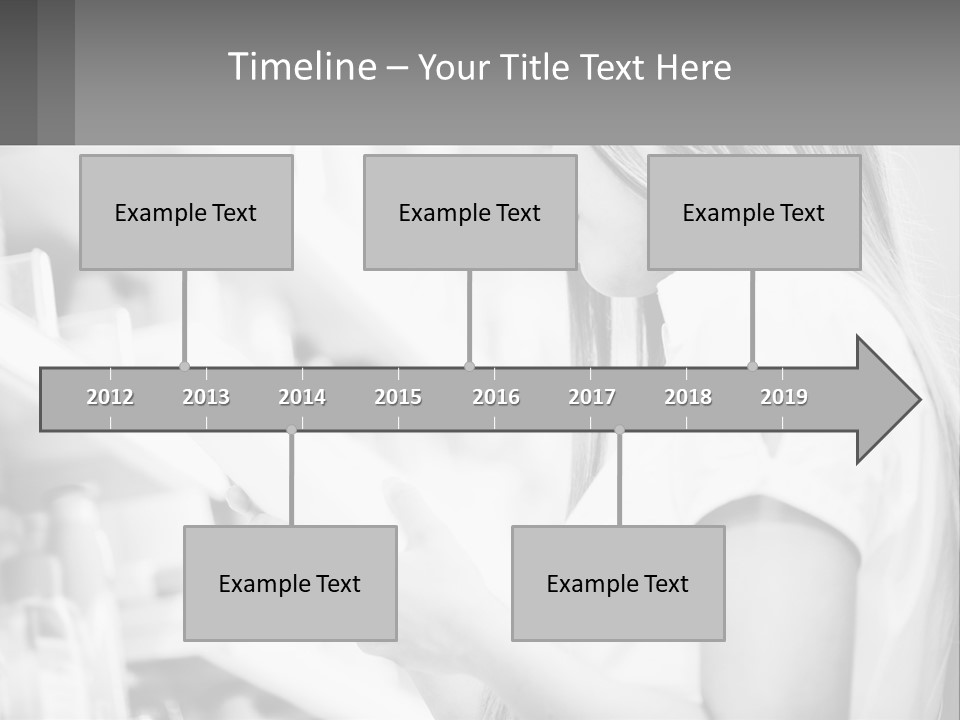 A Woman In A Store Looking At A Shelf PowerPoint Template