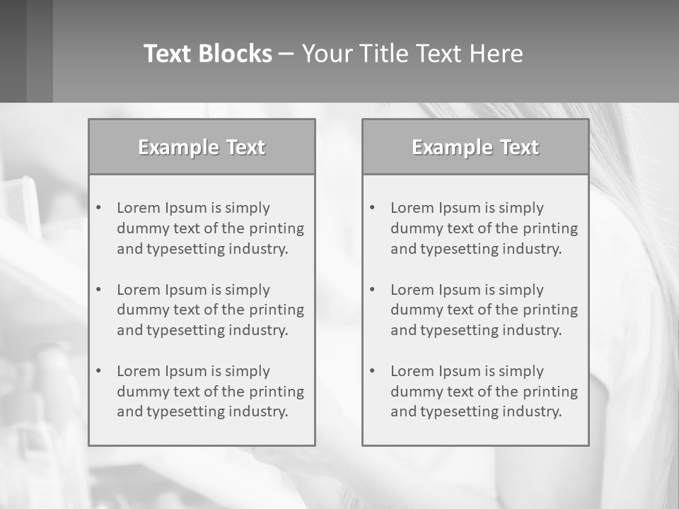 A Woman In A Store Looking At A Shelf PowerPoint Template