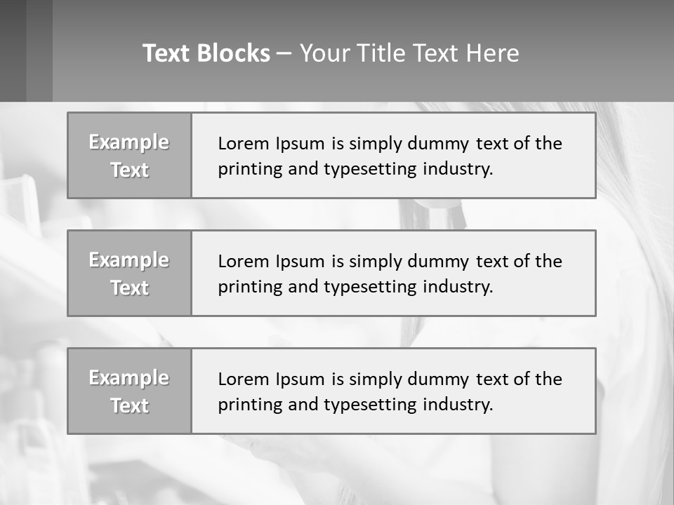 A Woman In A Store Looking At A Shelf PowerPoint Template