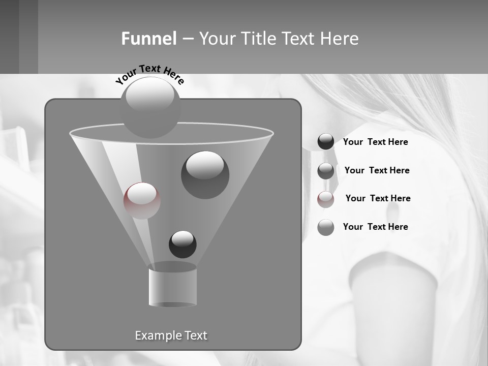 A Woman In A Store Looking At A Shelf PowerPoint Template