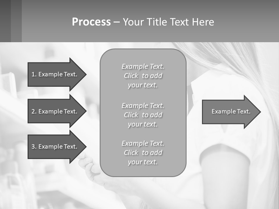A Woman In A Store Looking At A Shelf PowerPoint Template