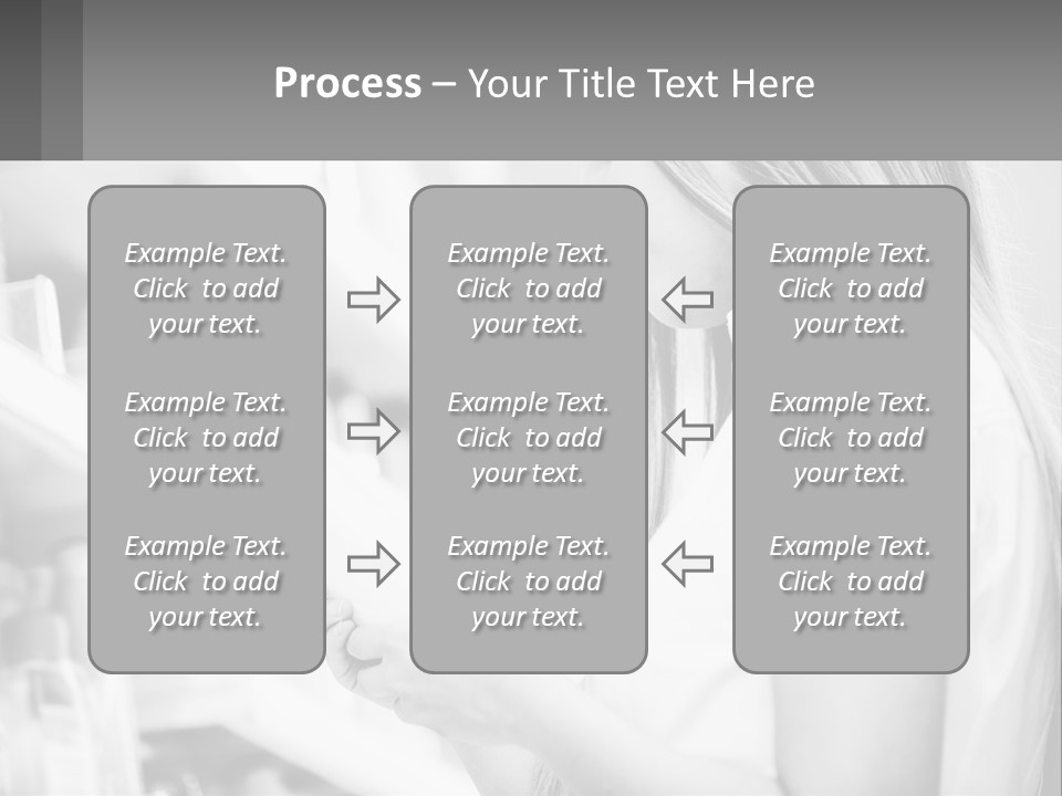 A Woman In A Store Looking At A Shelf PowerPoint Template