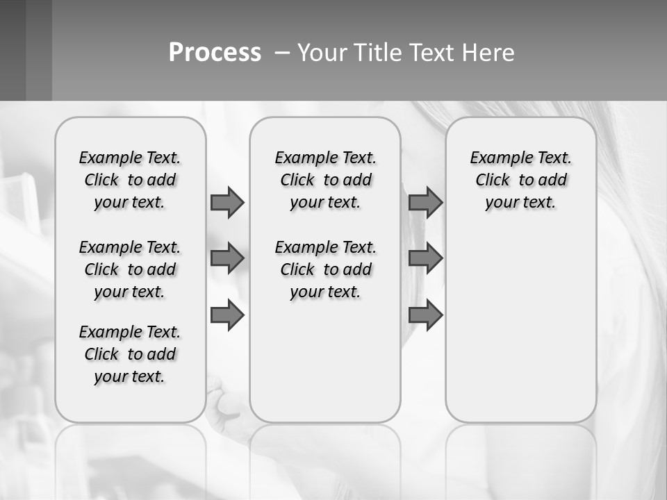 A Woman In A Store Looking At A Shelf PowerPoint Template