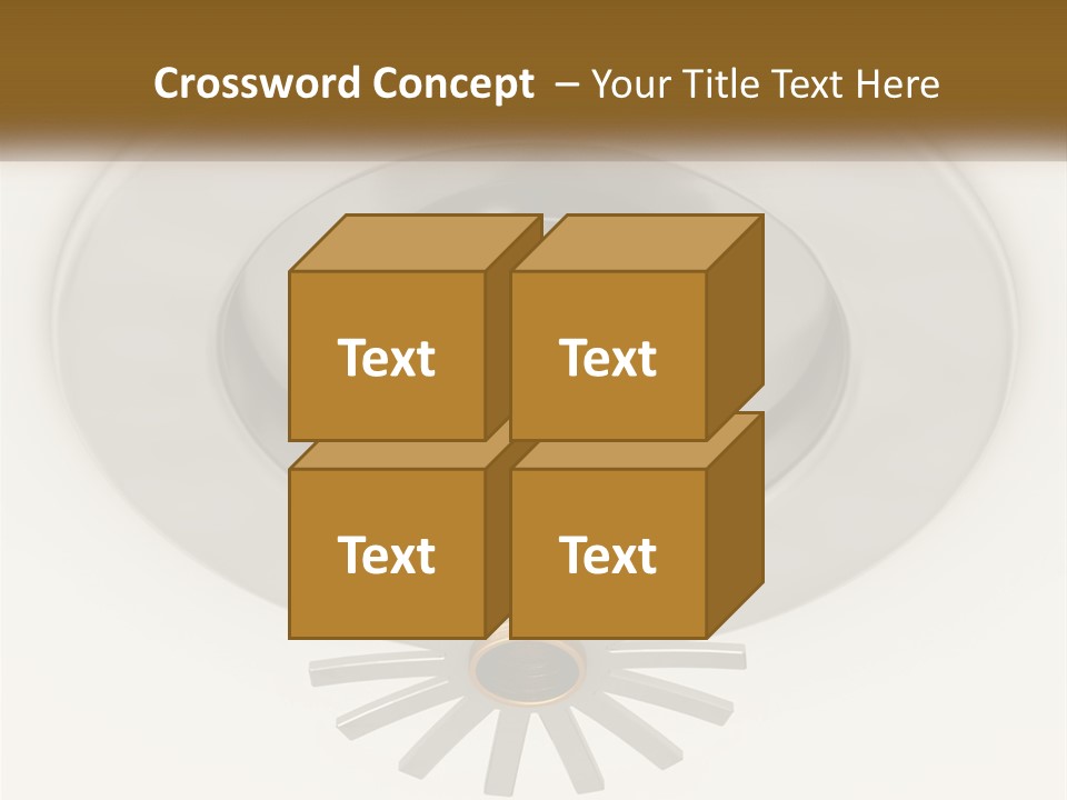 A Close Up Of A Metal Object On A White Surface PowerPoint Template