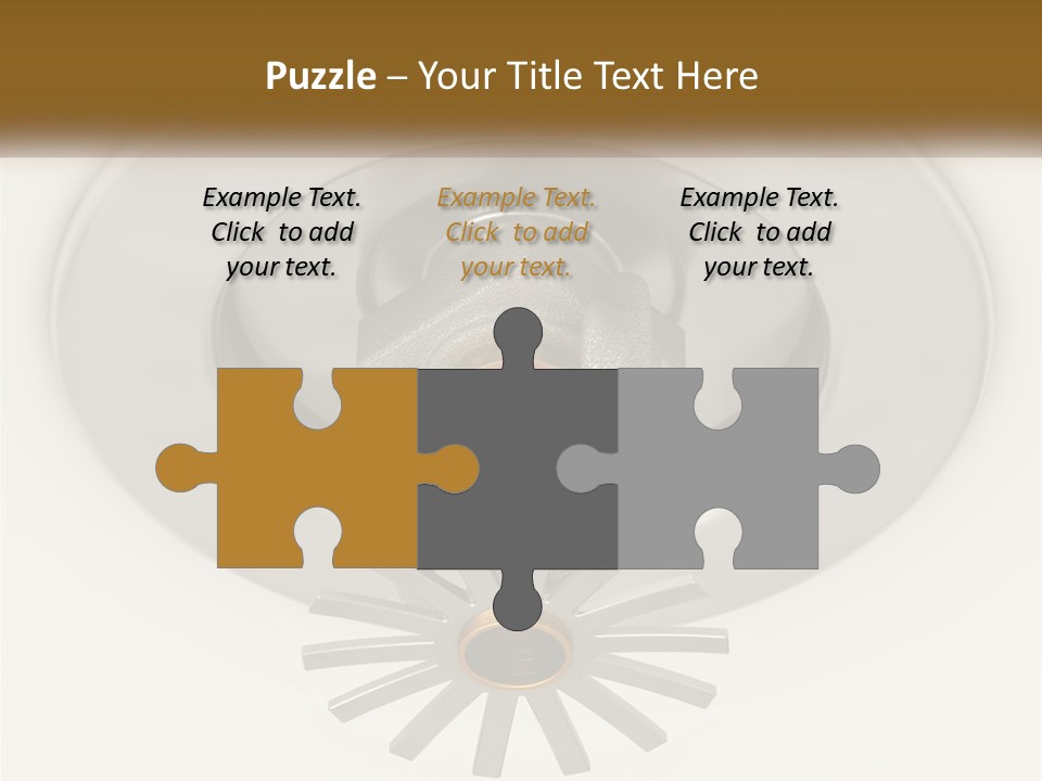 A Close Up Of A Metal Object On A White Surface PowerPoint Template