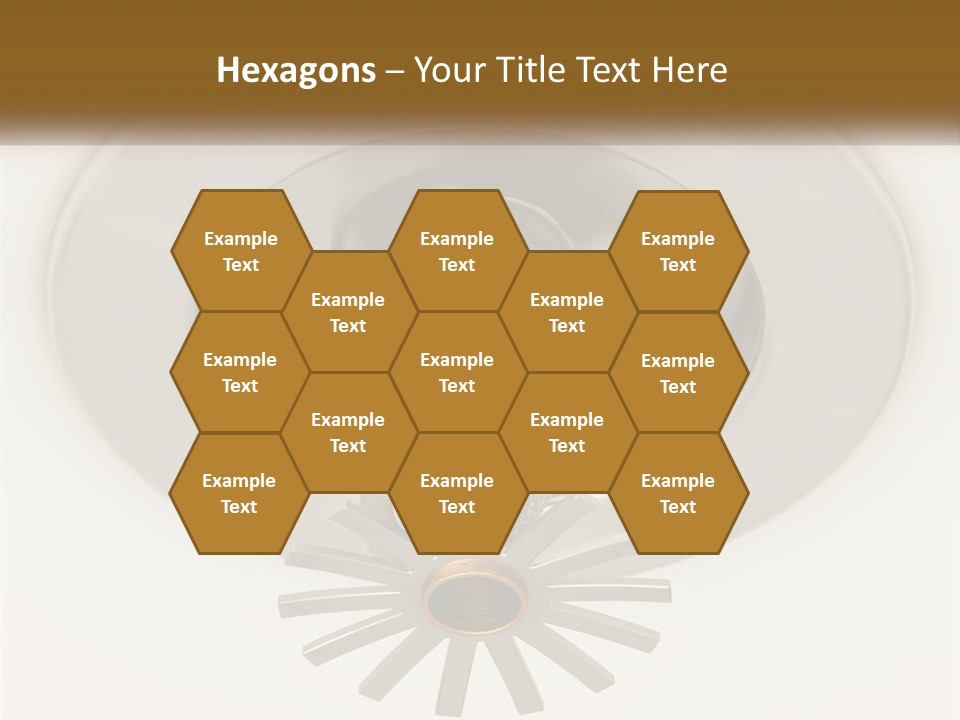 A Close Up Of A Metal Object On A White Surface PowerPoint Template