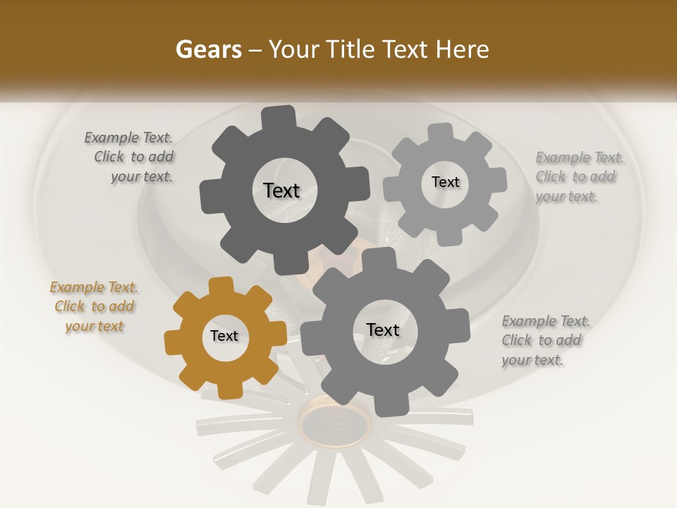 A Close Up Of A Metal Object On A White Surface PowerPoint Template