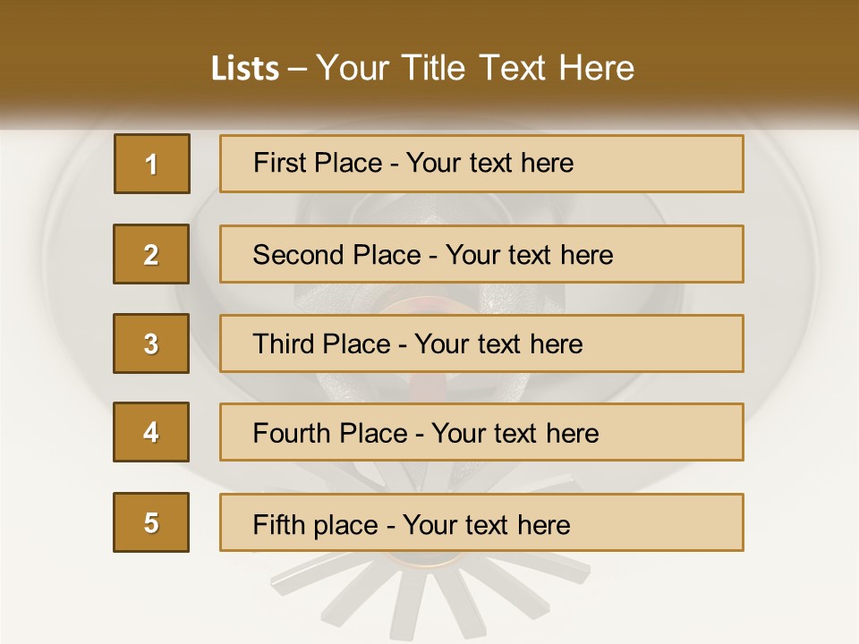 A Close Up Of A Metal Object On A White Surface PowerPoint Template