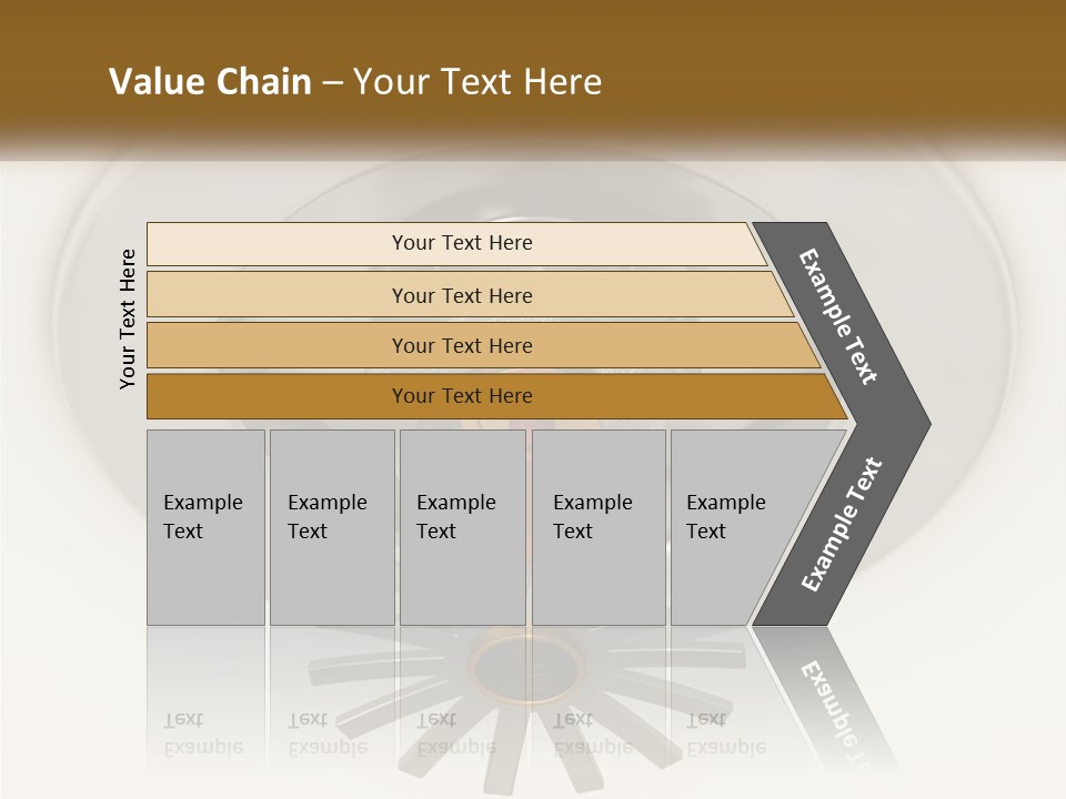 A Close Up Of A Metal Object On A White Surface PowerPoint Template