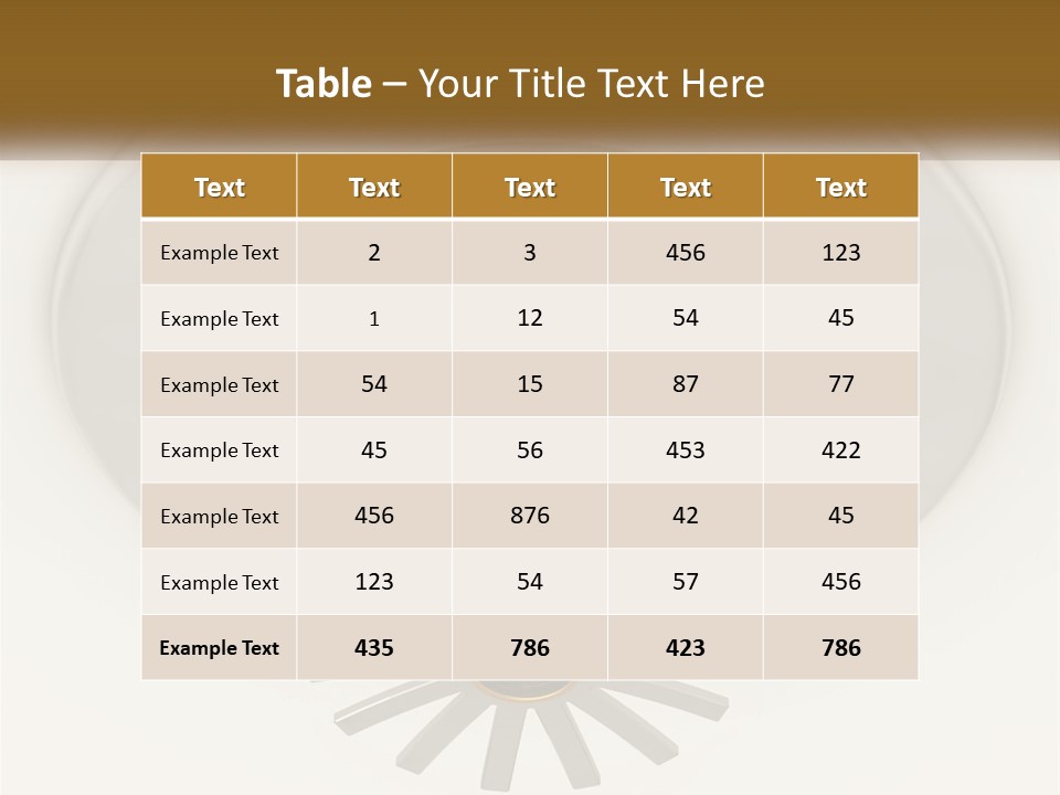 A Close Up Of A Metal Object On A White Surface PowerPoint Template