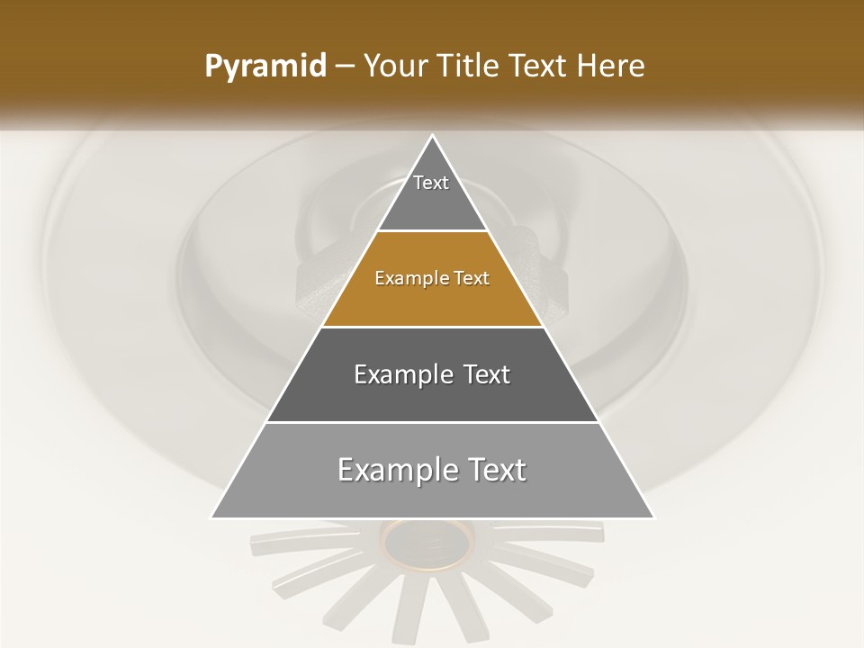 A Close Up Of A Metal Object On A White Surface PowerPoint Template