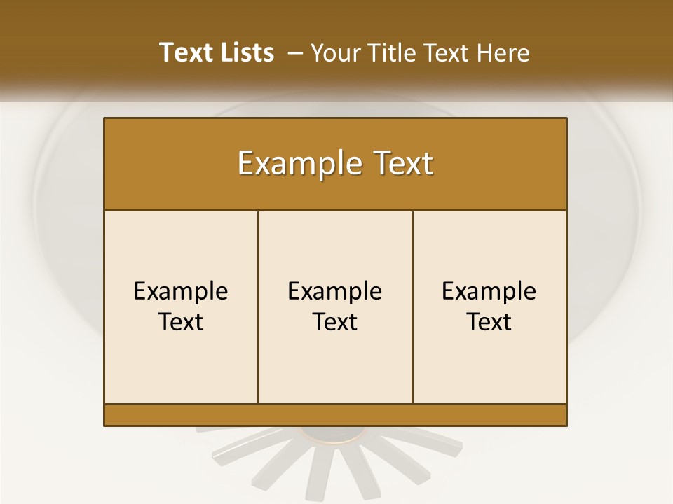 A Close Up Of A Metal Object On A White Surface PowerPoint Template