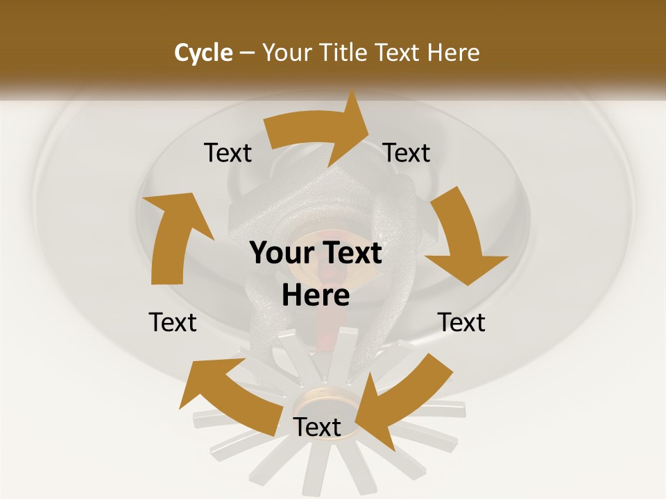 A Close Up Of A Metal Object On A White Surface PowerPoint Template