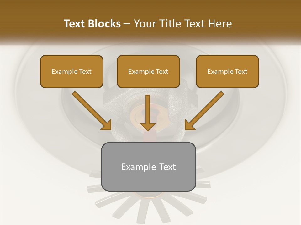 A Close Up Of A Metal Object On A White Surface PowerPoint Template