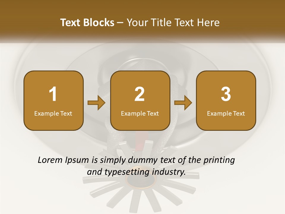 A Close Up Of A Metal Object On A White Surface PowerPoint Template