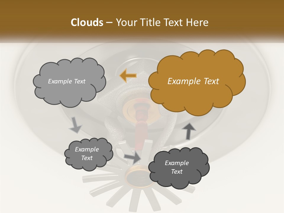 A Close Up Of A Metal Object On A White Surface PowerPoint Template