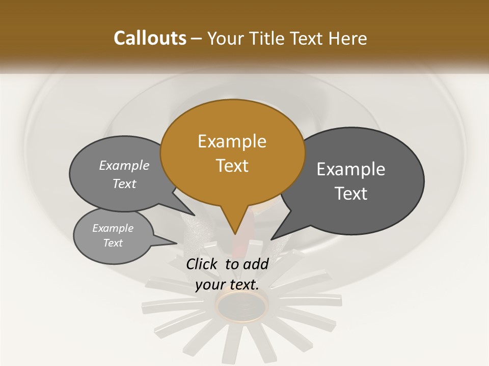 A Close Up Of A Metal Object On A White Surface PowerPoint Template