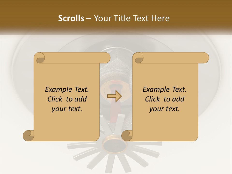 A Close Up Of A Metal Object On A White Surface PowerPoint Template