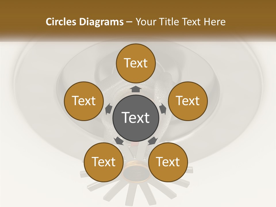 A Close Up Of A Metal Object On A White Surface PowerPoint Template