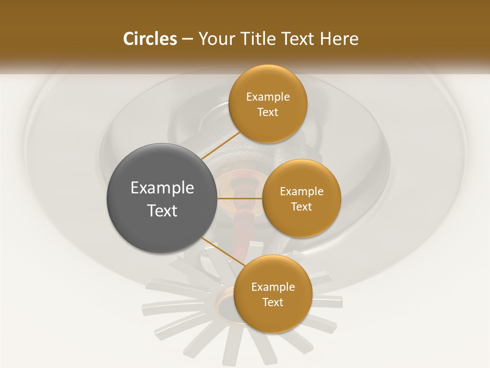 A Close Up Of A Metal Object On A White Surface PowerPoint Template