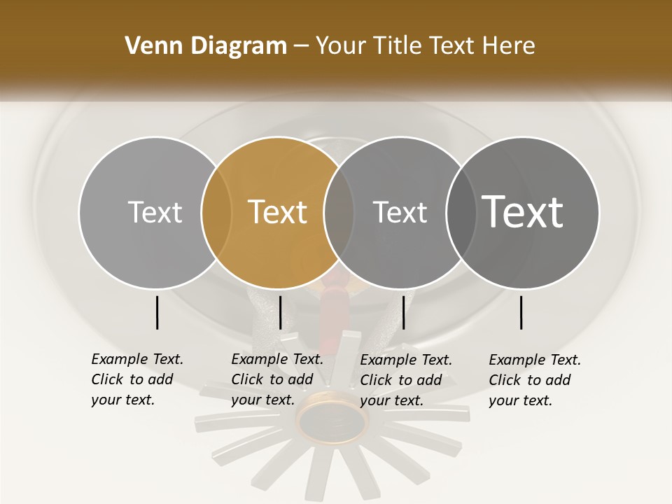 A Close Up Of A Metal Object On A White Surface PowerPoint Template
