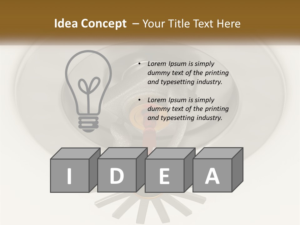 A Close Up Of A Metal Object On A White Surface PowerPoint Template